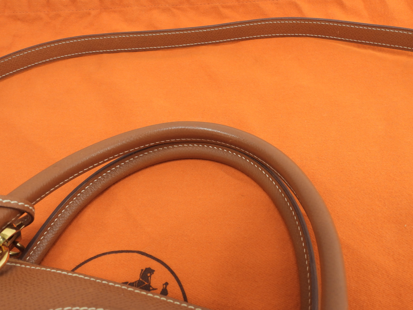 エルメス ボリード31 クシュベル/ゴールド ゴールド金具 s付ハンドバッグ@〇Y