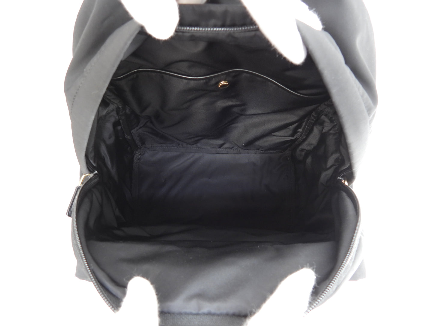 トムフォード バックパック バックリー ナイロン/レザー黒 リュックサック 美品@HO460T024AAU