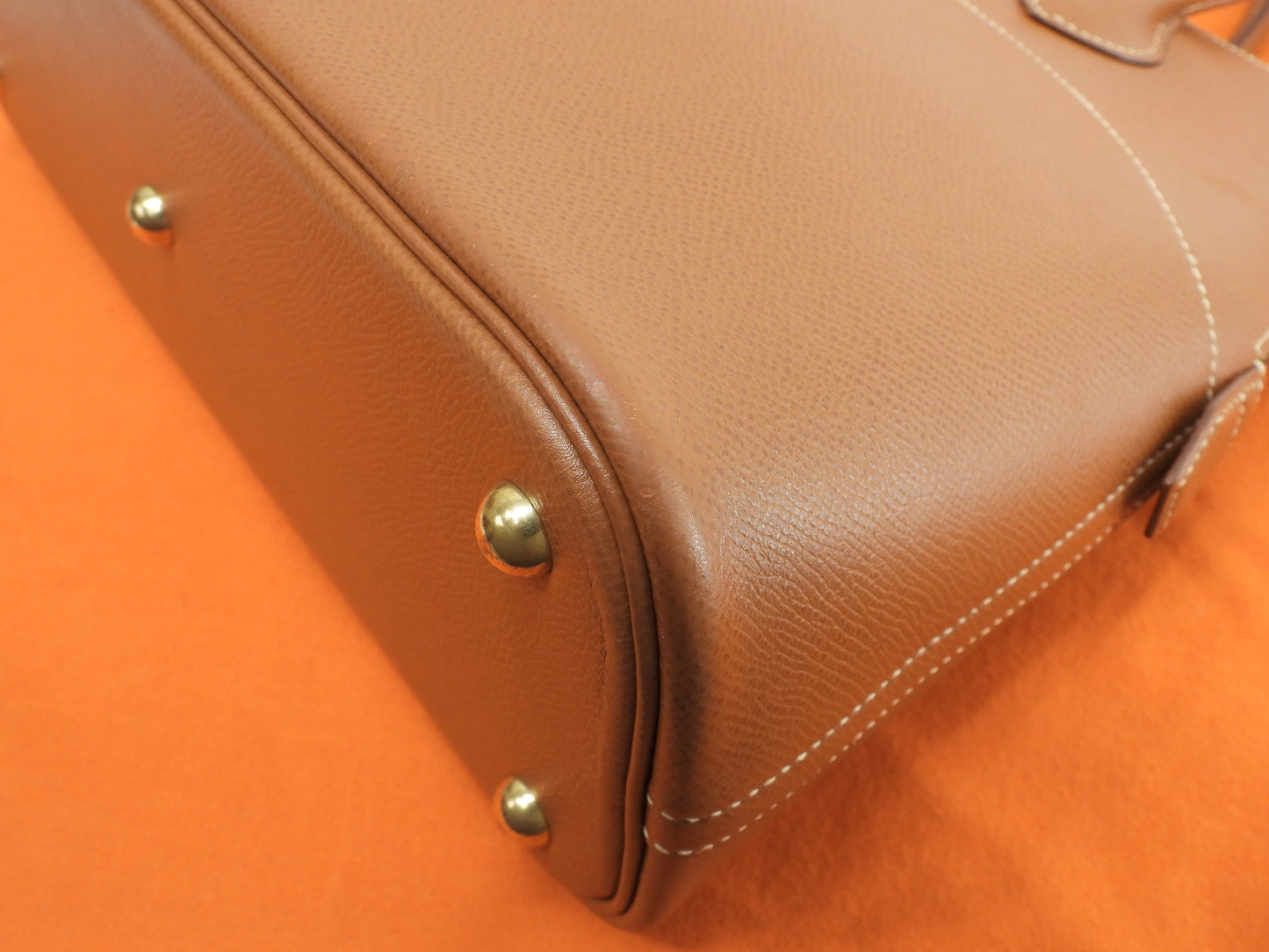 エルメス ボリード31 クシュベル/ゴールド ゴールド金具 s付ハンドバッグ@〇Y