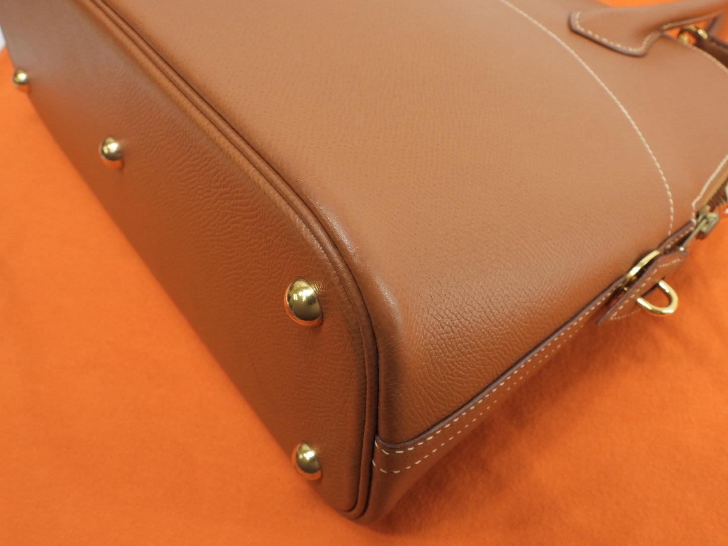 エルメス ボリード31 クシュベル/ゴールド ゴールド金具 s付ハンドバッグ@〇Y