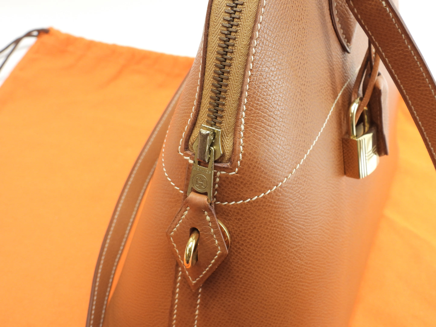 エルメス ボリード31 クシュベル/ゴールド ゴールド金具 s付ハンドバッグ@〇Y