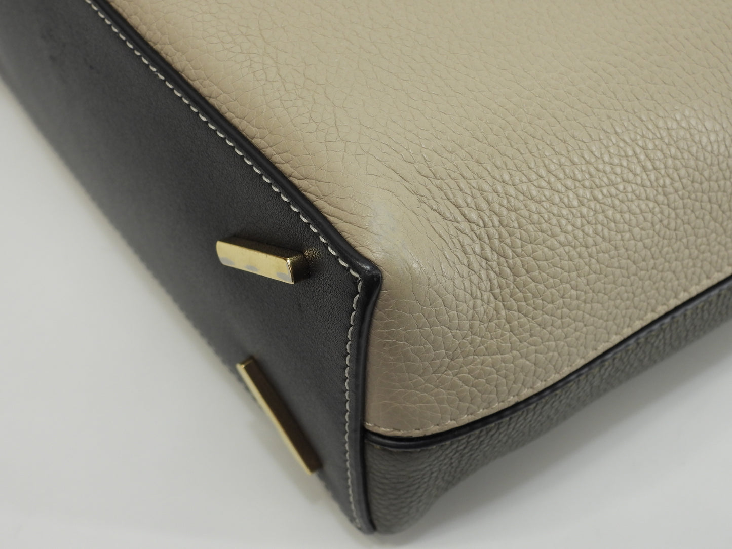 ロエベ Tバケット スモール レザー灰黒緑 2wayハンドバッグ ポシェット クロスボディ@261821