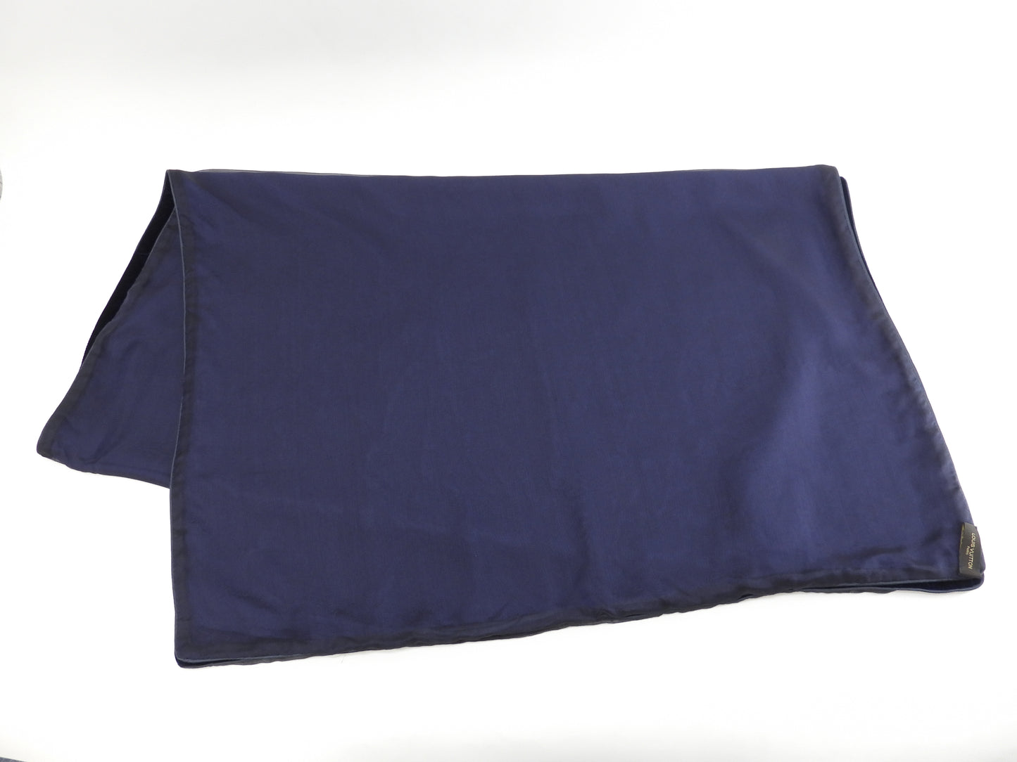 ルイヴィトン エシャルプベルベットGM M71533 ナイトブルー ショール膝掛 美品@ 1