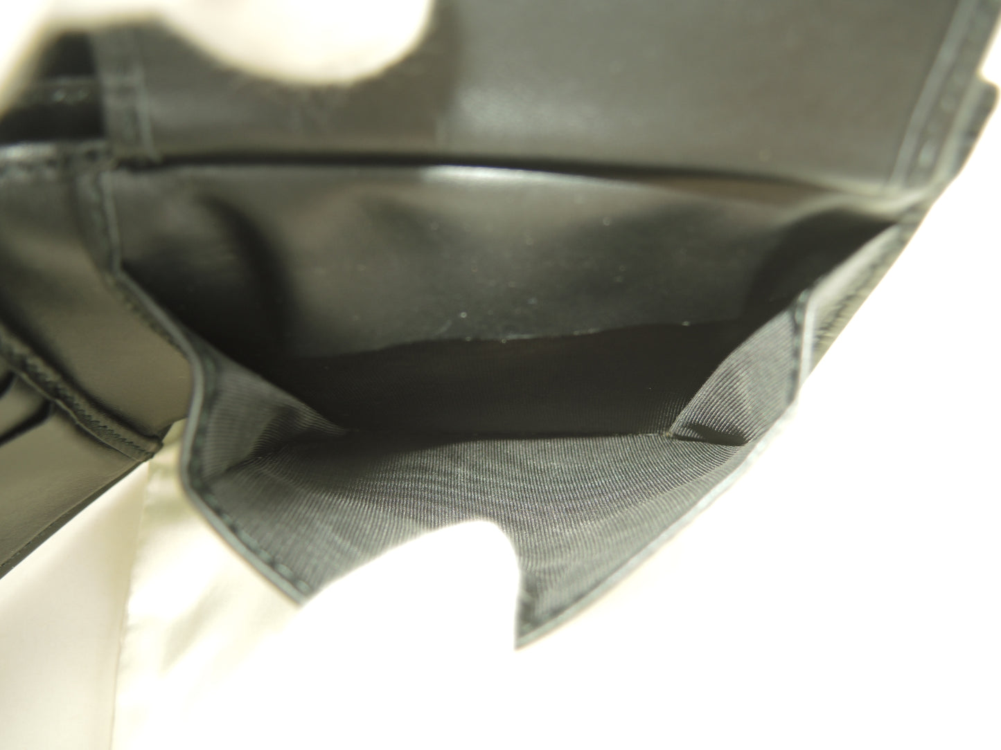 グッチ 2折財布 ウルフ GG黒 メンズ コンパクトウォレット 美品@ 3