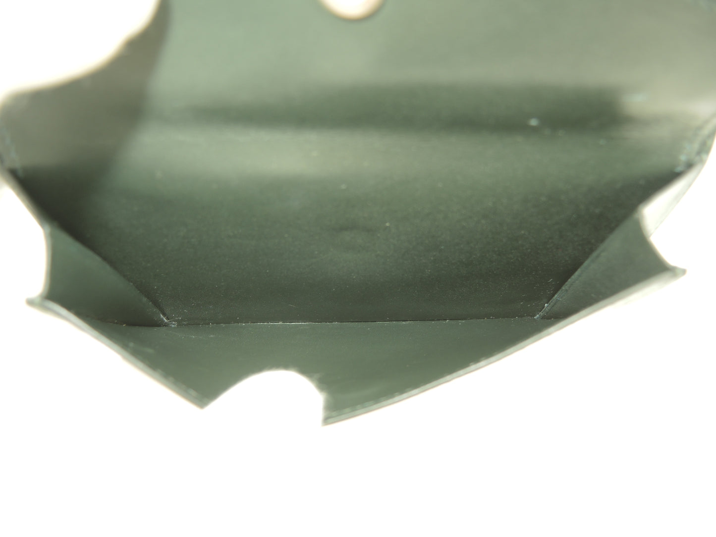 エルメス 2折財布 Boxカーフ 深緑 コンパクトウォレット レア@□E