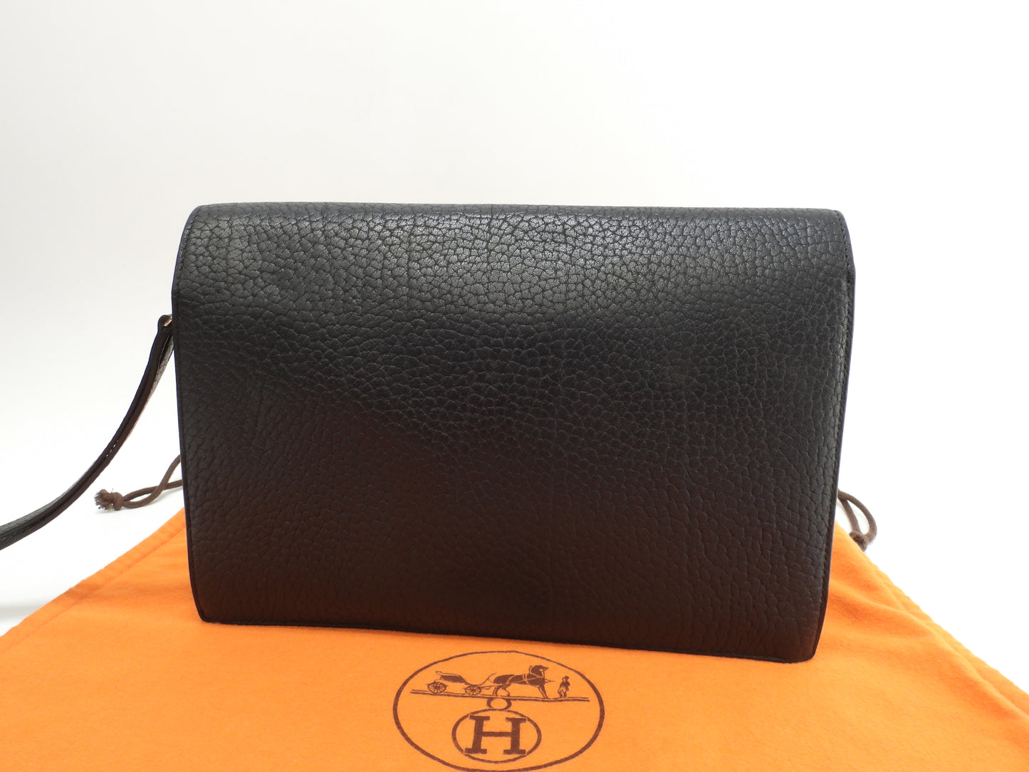 エルメス ジェット フィヨルド黒 シルバー金具 セカンドバッグ クラッチバッグ 美品@ 3