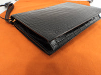 エルメス ジェット クロコダイル 黒 セカンドバッグ クラッチバッグ 美品@○K