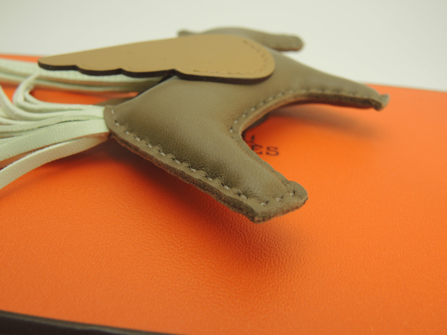 エルメス ロデオPMペガサス アニューミロ トープ茶薄緑 バッグチャーム 未使用@B 3