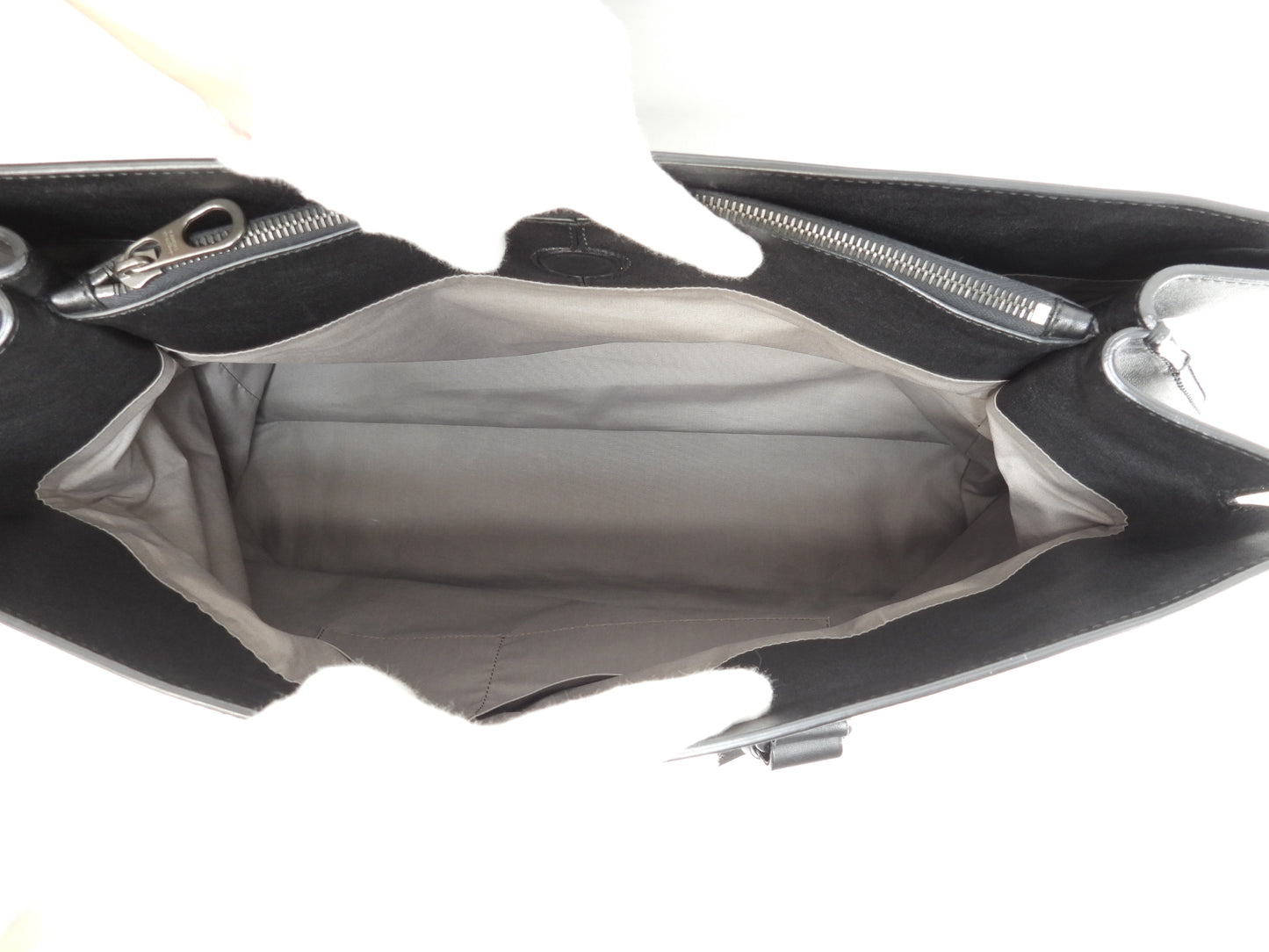 ボッテガヴェネタ トートバッグ大 イントレチャート レザー黒 メンズハンドバッグ 美品@B04106079U