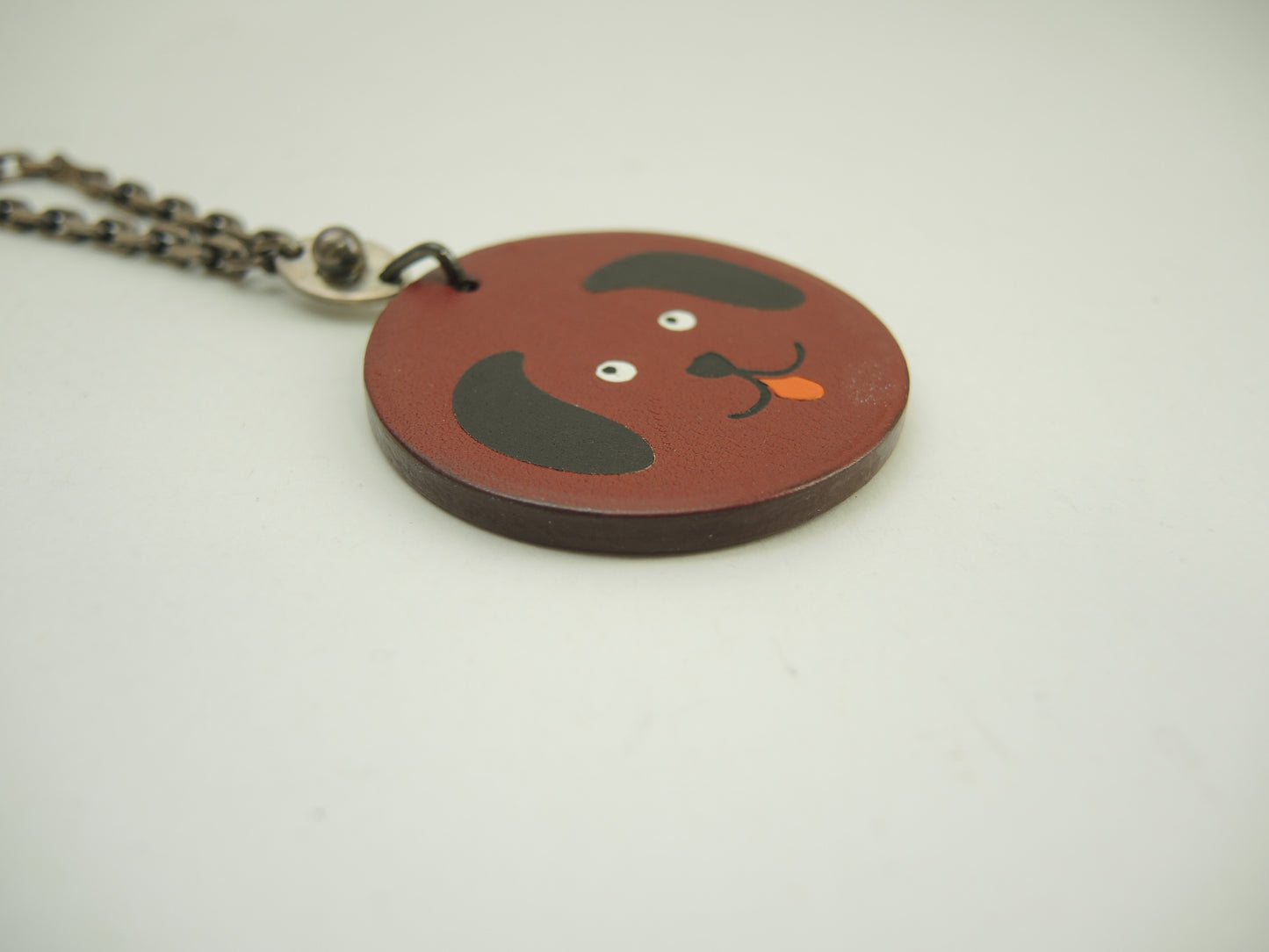 エルメス キーリング バッグチャーム 犬 SV925 ドッグ イヌ いぬ 美品@ 37