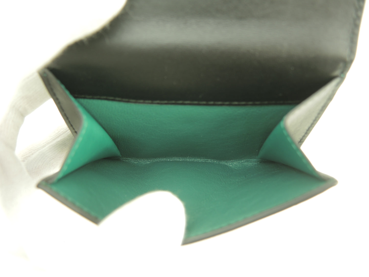 ブルガリ Wホック三折財布 セルペンティ レザー黒 フォーエバー スモールウォレット 未使用@ 14