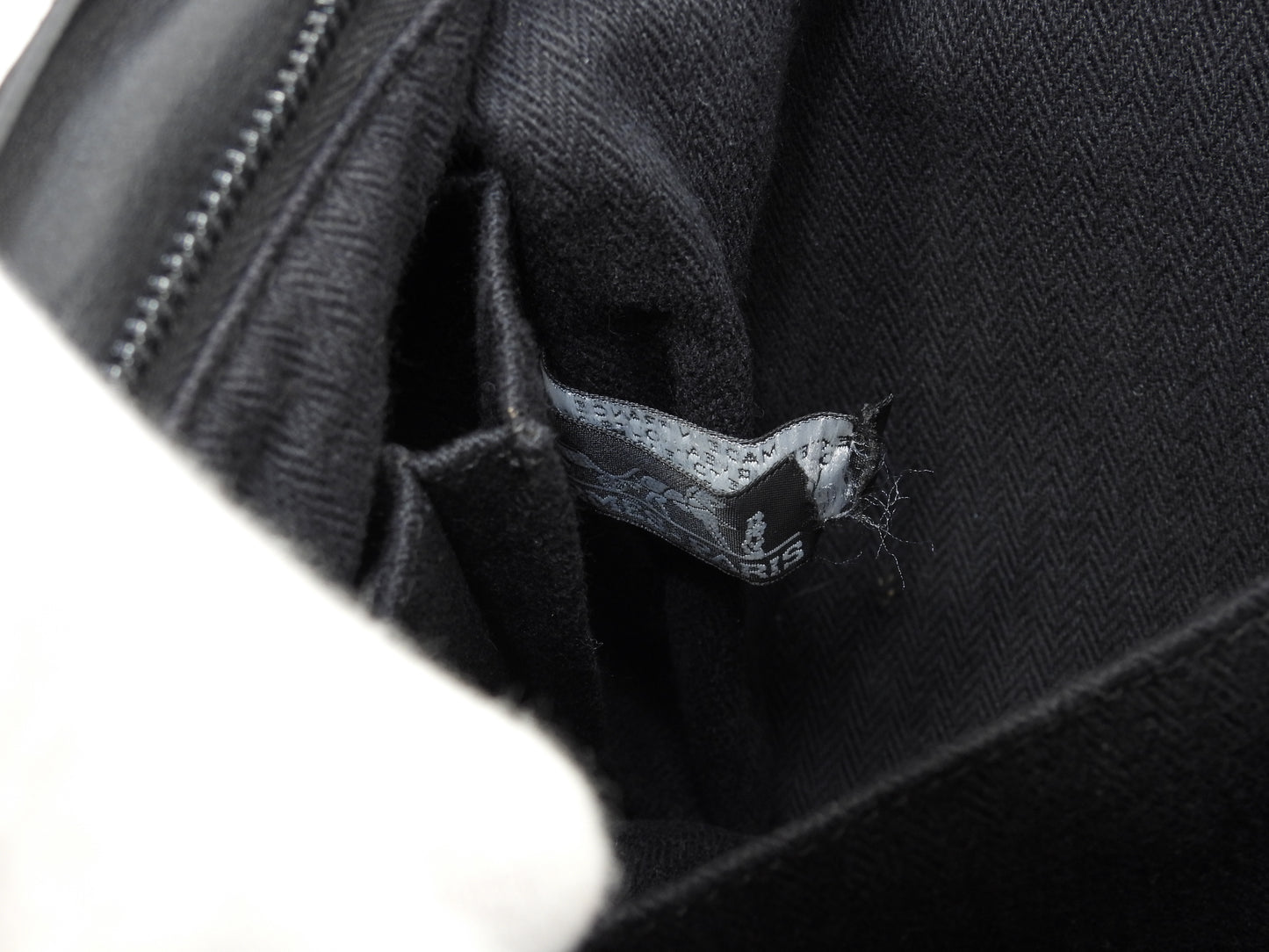 エルメス キャラバンホリゾンタルMM レザー黒 クロスボディバッグ ハンドバッグ 美品@ 56