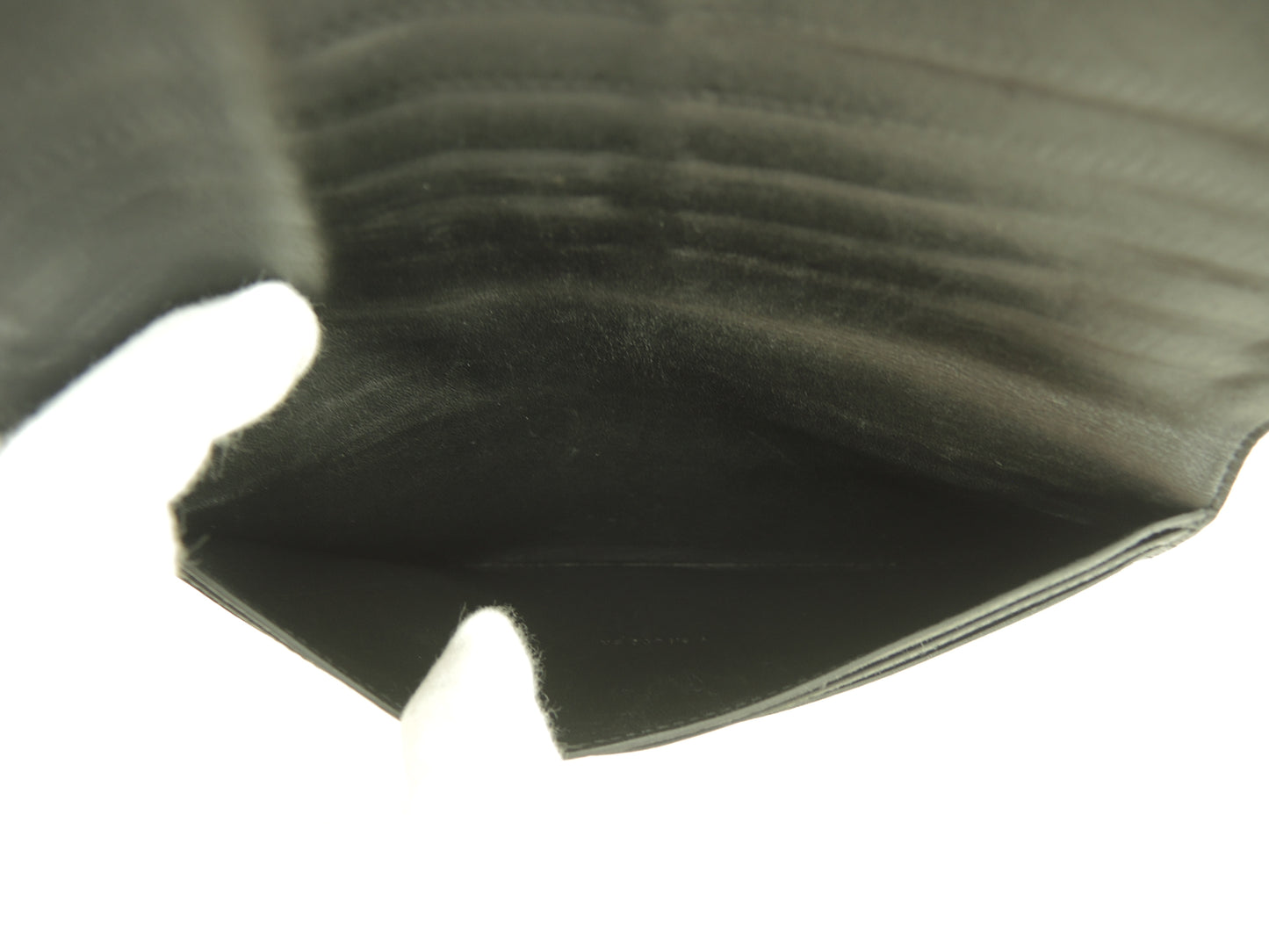 エルメス ドゴンロング トゴ黒 シルバー金具 2折長財布 ロングウォレット@Y 3