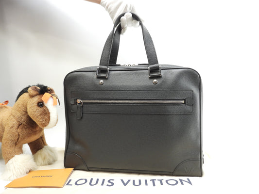 ルイヴィトン イゴール M31172 タイガ黒 ブリーフケース 書類かばん 美品@CE2058