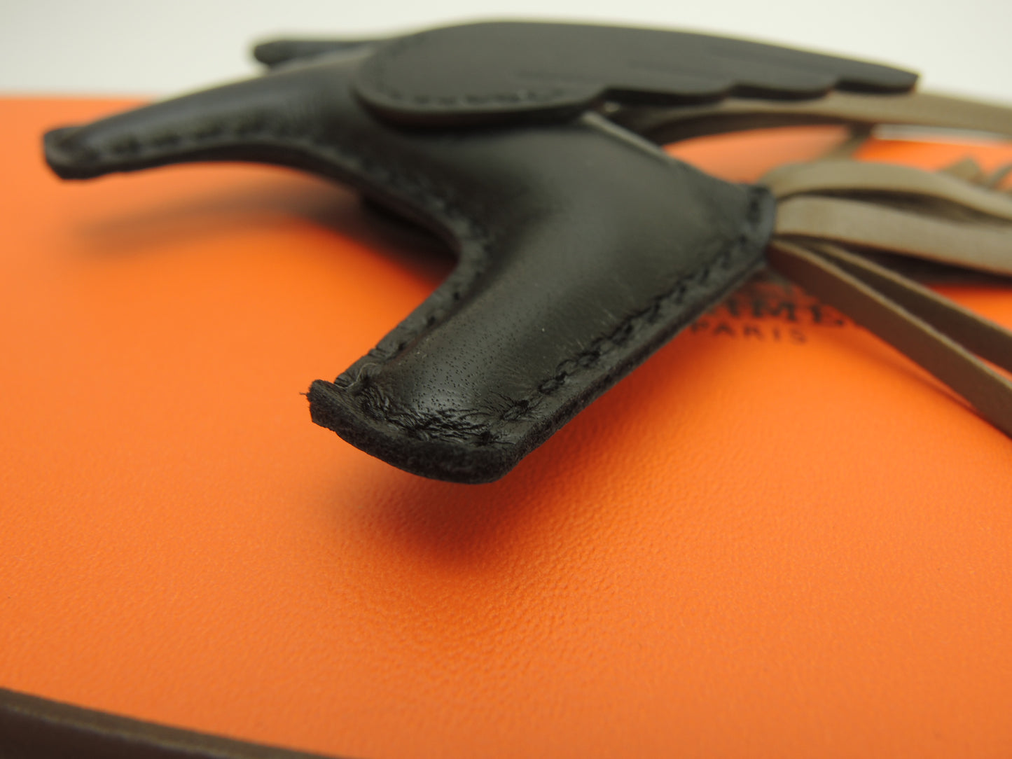 エルメス ロデオPMペガサス アニューミロ 黒エトープ バッグチャーム 新品@K