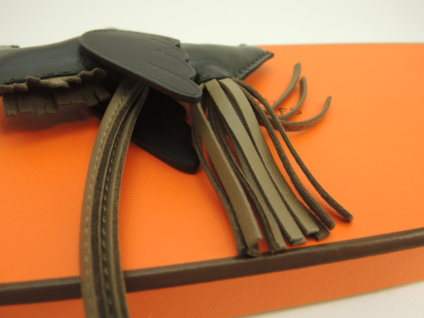 エルメス ロデオPMペガサス アニューミロ 黒エトープ バッグチャーム 新品@K