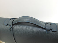 エルメス サックアデペッシュ38 トゴ/ブルー シルバー金具 ブリーフケース 未使用@□Q