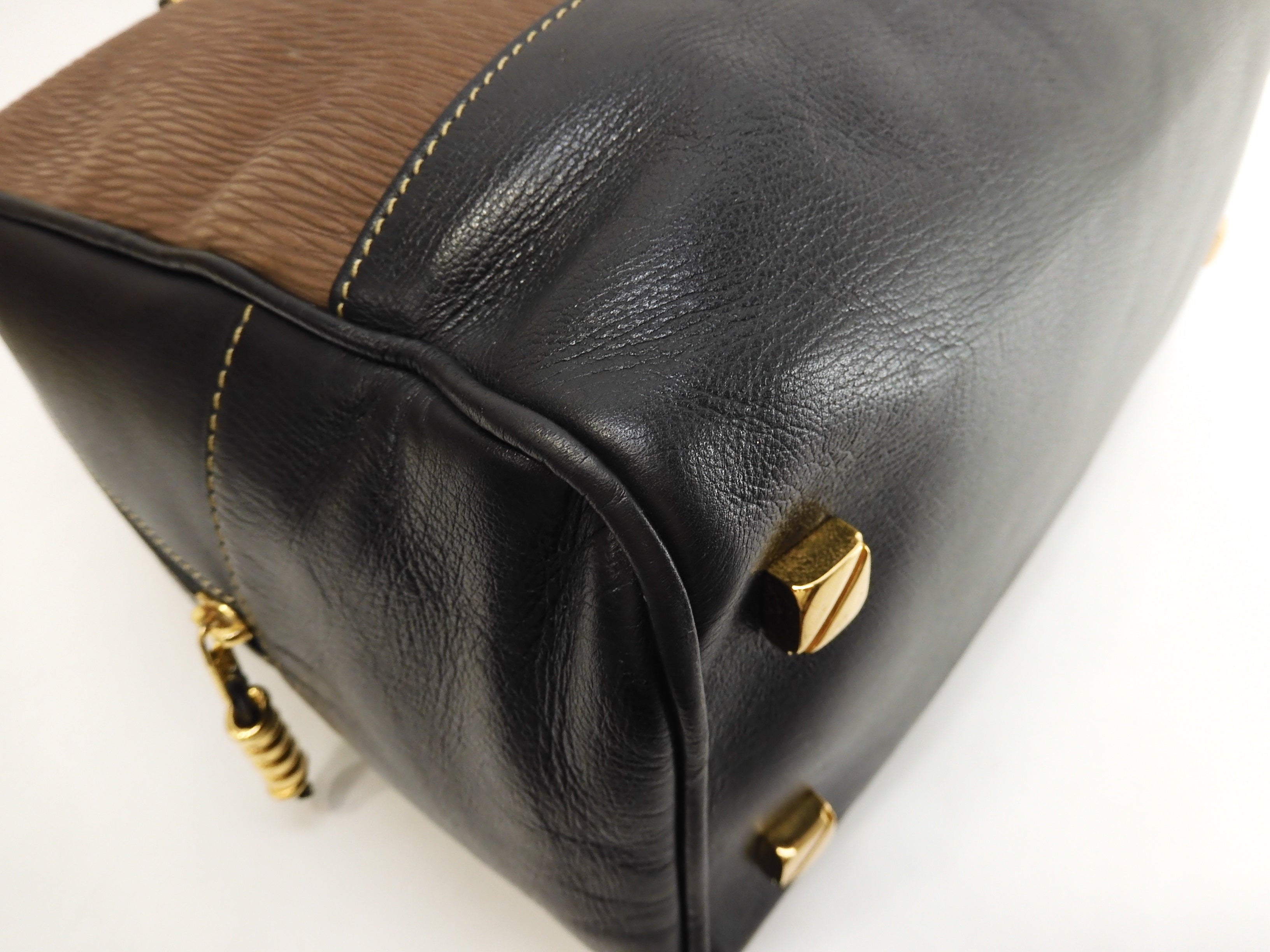 LOEWE ロエベ ベラスケス レザー メタルハンドル ハンドバッグ ブラック vintage ヴィンテージ オールド zpvhzp |  VintageShop solo powered by BASE