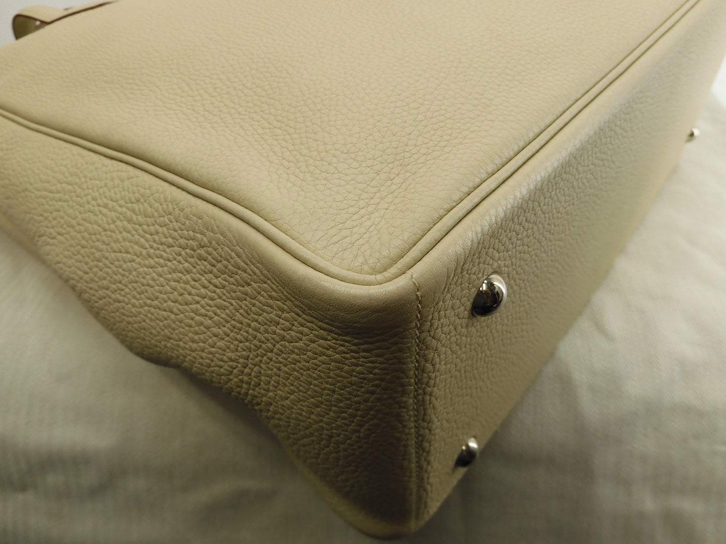 Hermes Victoria Cabas 35 Togo Parsimon Men's Tote Bag Like New @□K 8