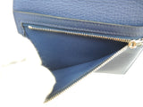 Hermes Bearn Compact Lizard Blue Compact Wallet 2-fold Wallet@□K