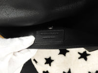 サンローラン テディ YSL ファー白黒星 巾着ショルダーバッグ 未使用@ 57