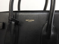 サンローラン サックドジュール YSL レザー黒 トートバッグ ハンドバッグ 美品@ 72