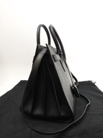 サンローラン サックドジュール YSL レザー黒 トートバッグ ハンドバッグ 美品@ 72