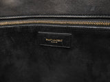 サンローラン サックドジュール YSL レザー黒 トートバッグ ハンドバッグ 美品@ 72