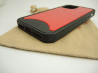 クリスチャンルブタン iPhone11Proカバー 携帯電話ケース ラバー赤黒 美品@ 3