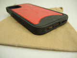クリスチャンルブタン iPhone11Proカバー 携帯電話ケース ラバー赤黒 美品@ 3