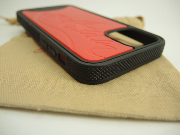 クリスチャンルブタン iPhone11Proカバー 携帯電話ケース ラバー赤黒
