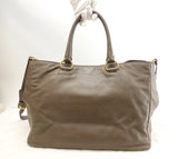 Prada shoulder strap handbag men's leather ash tote bag @85M