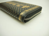 Gucci long wallet GUCCY leather black zip long wallet unused @ 6