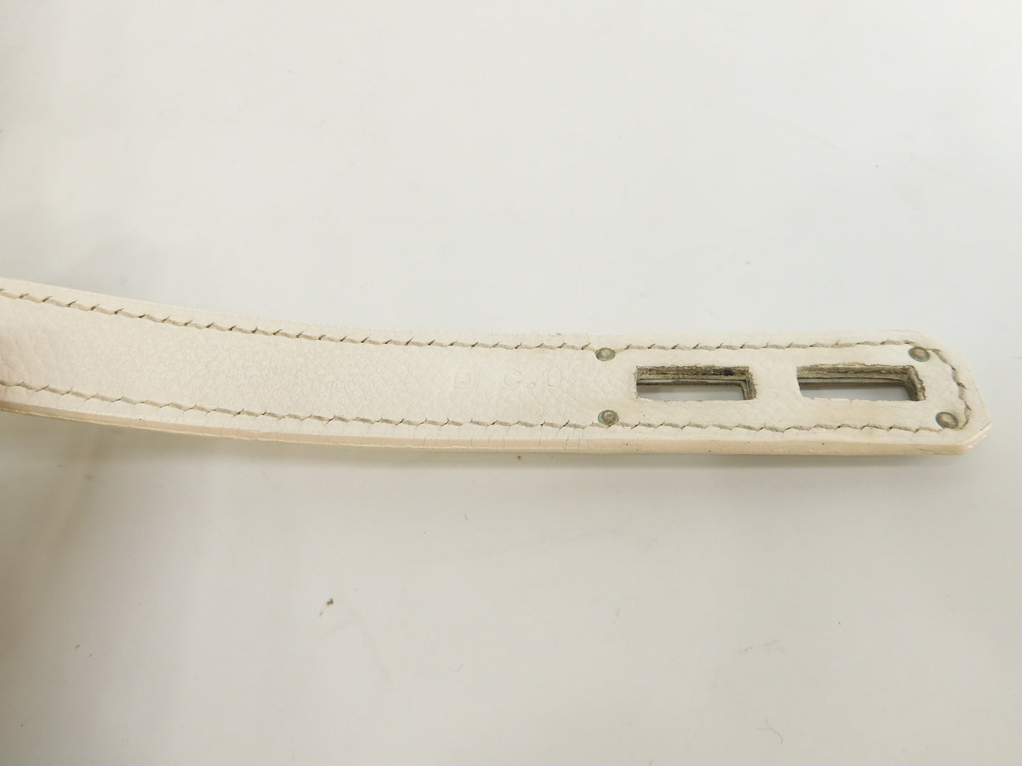 エルメス ケリーデペッシュ34 エプソン白 シルバー金具 ブリーフケース@□J 2