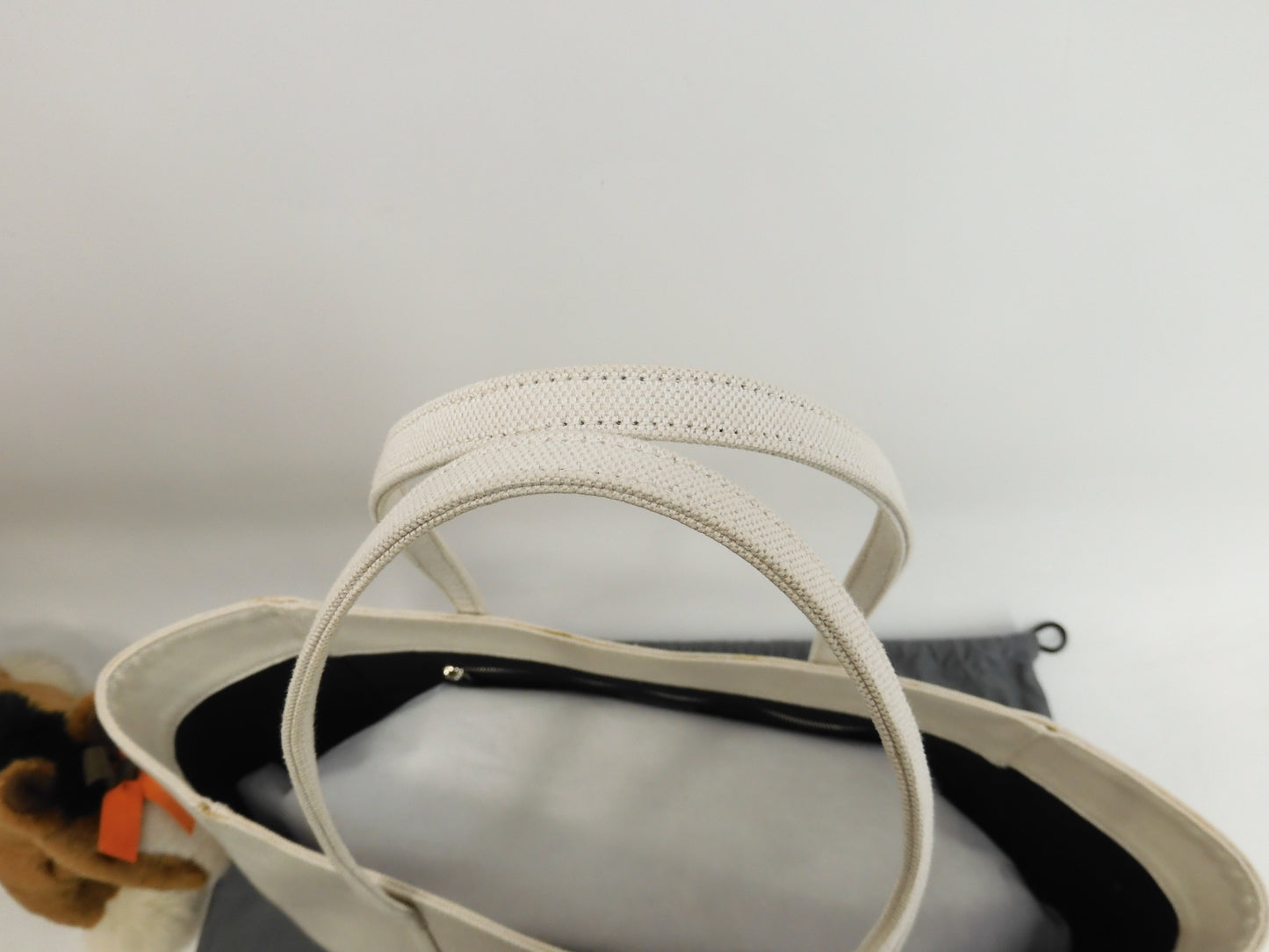 Balenciaga Tote Bag Everyday Denim Black and White Shoulder Bag Good Condition @ 4