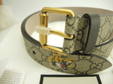 Gucci Buckle Belt 95cm Tiger GG Supreme Men's Tiger Brand New @ 2