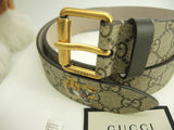 Gucci Buckle Belt 90cm Tiger GG Supreme Men's Tiger Brand New @ 1
