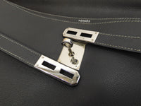 エルメス ケリーデペッシュ38 エプソン/エタン シルバー金具 ブリーフケース@□I