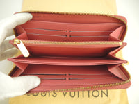 Louis Vuitton Zippy Wallet Alligator Pink Zip Long Wallet Long Wallet @MI1134