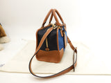 Loewe Amazona 28 Anagram Denim Blue Handbag Gold Hardware Extreme Good Condition @261611