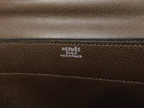 エルメス ケリーデペッシュ34 エプソン焦茶 シルバー金具 ブリーフケース@□I