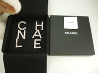 CHANEL Brooch CHANEL Logo Gold Rhinestone Bag Charm @ 1