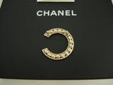 CHANEL Brooch CHANEL Logo Gold Rhinestone Bag Charm @ 1