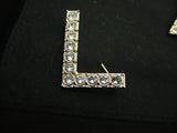 CHANEL Brooch CHANEL Logo Gold Rhinestone Bag Charm @ 1