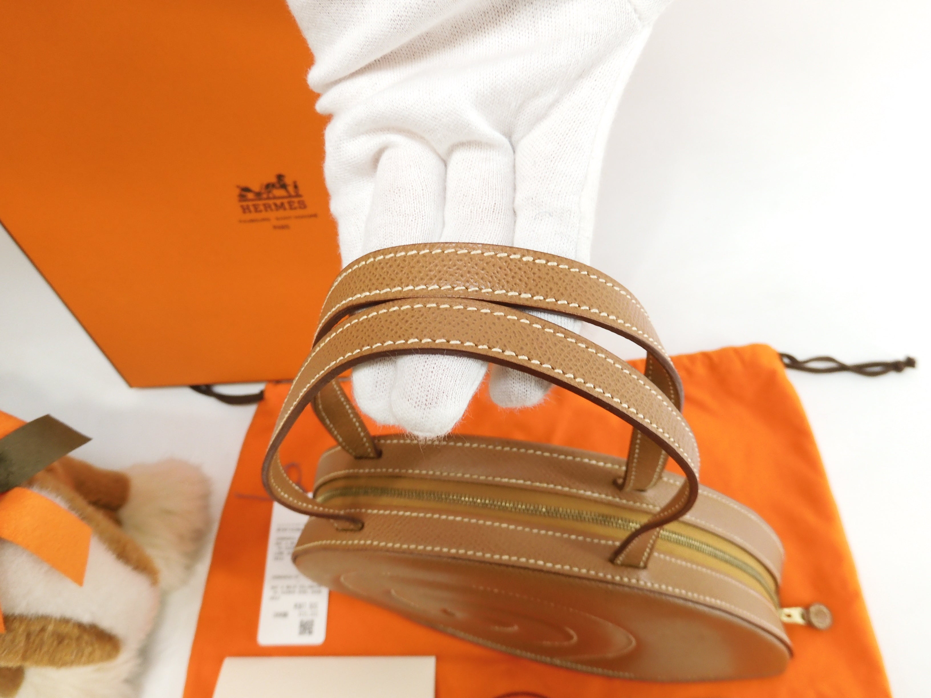 5100円 □未使用 HERMES/エルメス アノ ラッカーウッドPM H