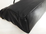 Givenchy shoulder bag men's leather black tote bag unicorn emblem @3A0097