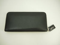 サンローラン ロングウォレット LOVE レザー黒 ラウンドジップ長財布 YSL@ 4