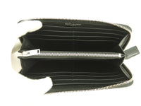 サンローラン ロングウォレット LOVE レザー黒 ラウンドジップ長財布 YSL@ 4