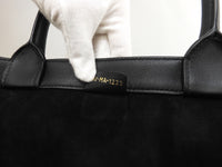 クリスチャンディオール ブックトート ミディアム レザー黒 ハンドバッグ 美品@62-MA-1222