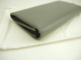 Balenciaga long wallet paper leather ash 2-fold flap long wallet Gokubi @ 32